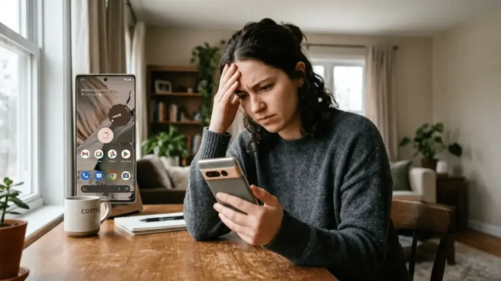 Pixel user dealing with an Android 17 update bug