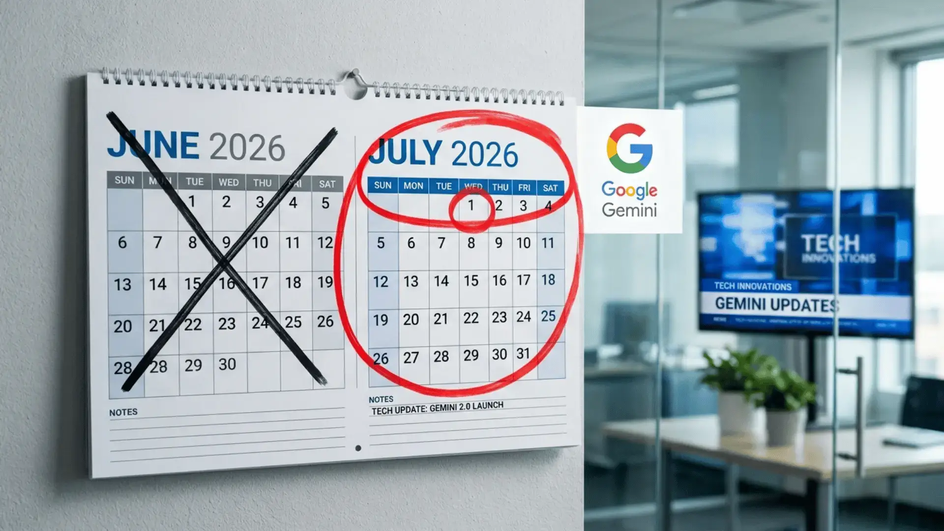 Gemini 3.5 Pro delayed from June to July 2026