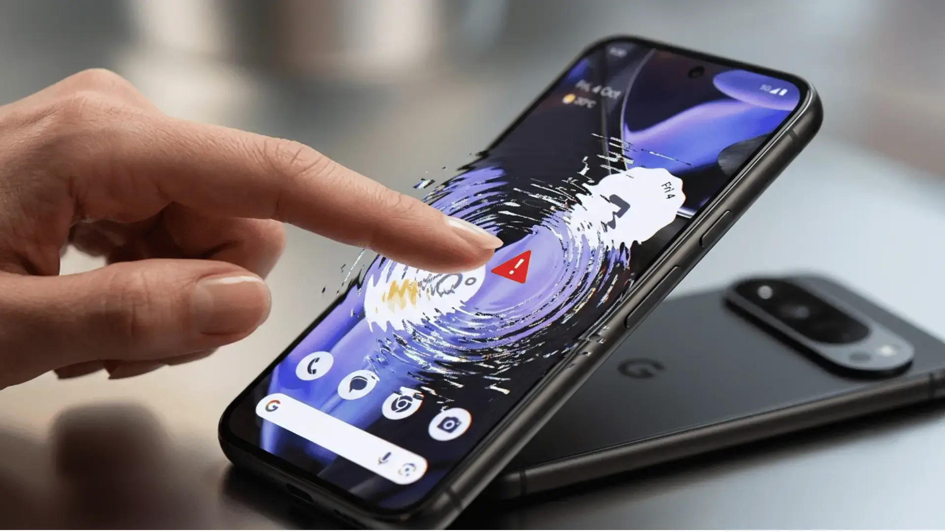 Android 17 touchscreen problem on a Google Pixel phone