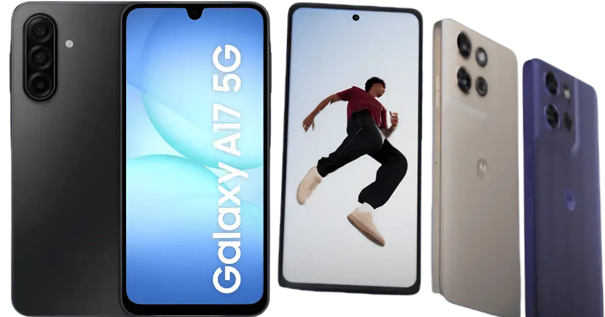 best Android phones under $200 lined up on a table