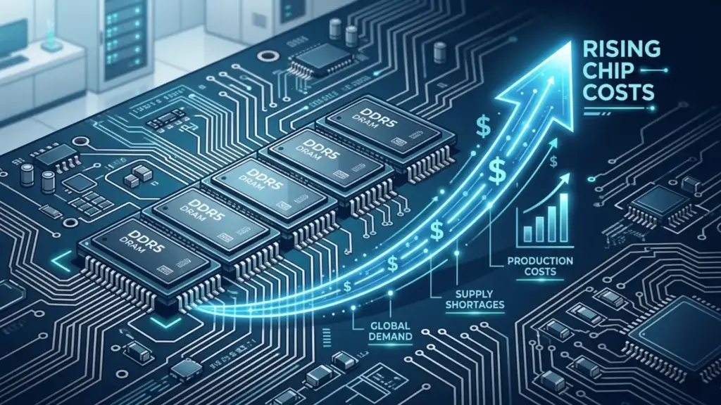 Apple price increase from the AI memory chip shortage