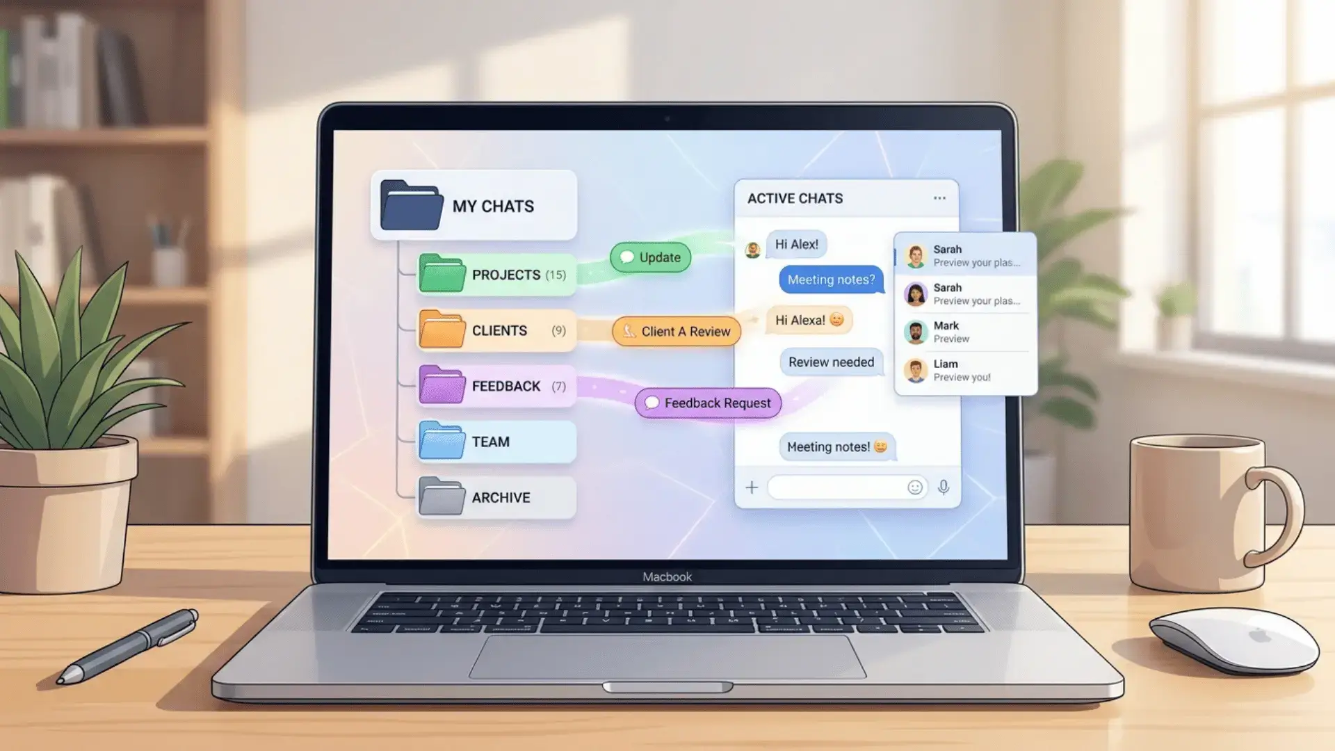 Building an AI chatbot conversations archive from saved chats