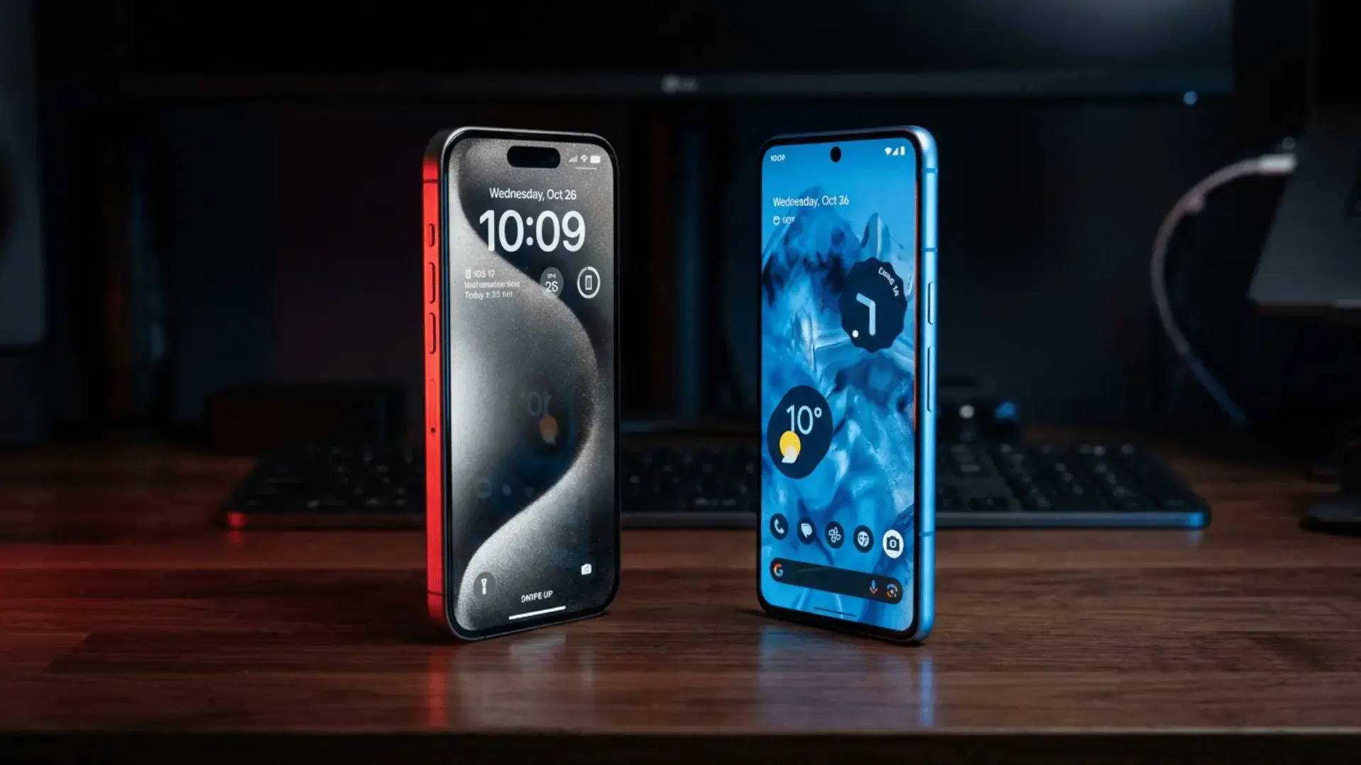 iPhone vs Android phones compared side by side