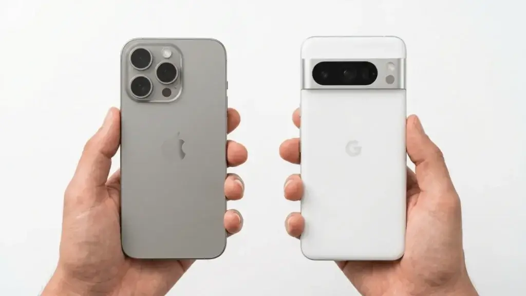 iPhone vs Android design and build compared back to back