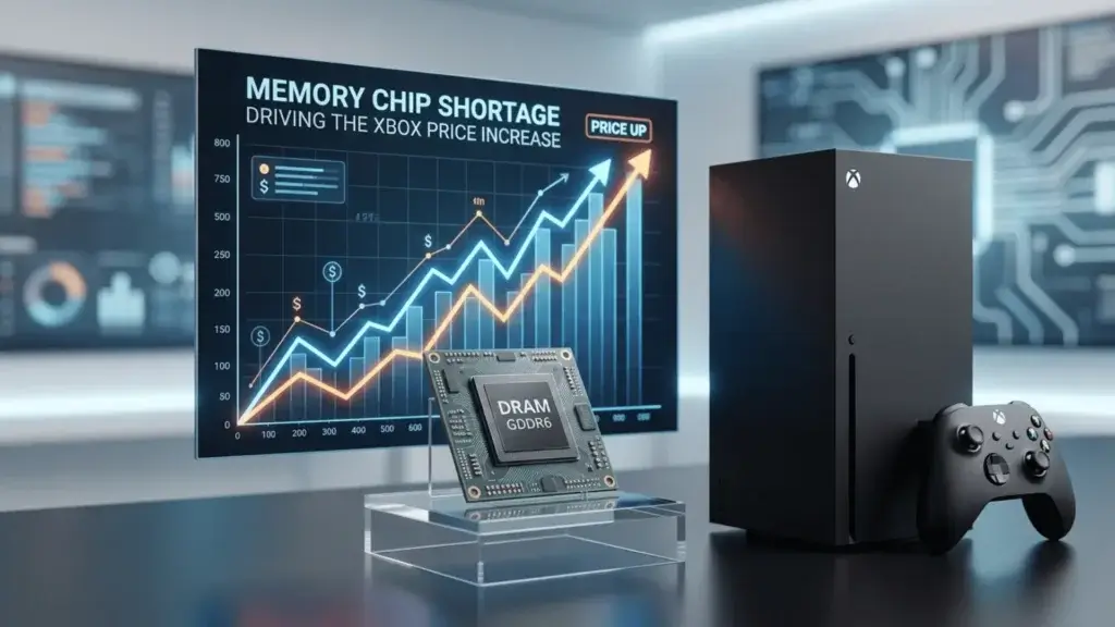 Memory chip shortage driving the Xbox price increase